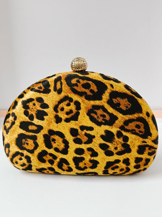 CLUTCH ANIMAL PRINT - AMARELO (Disponível por encomenda)