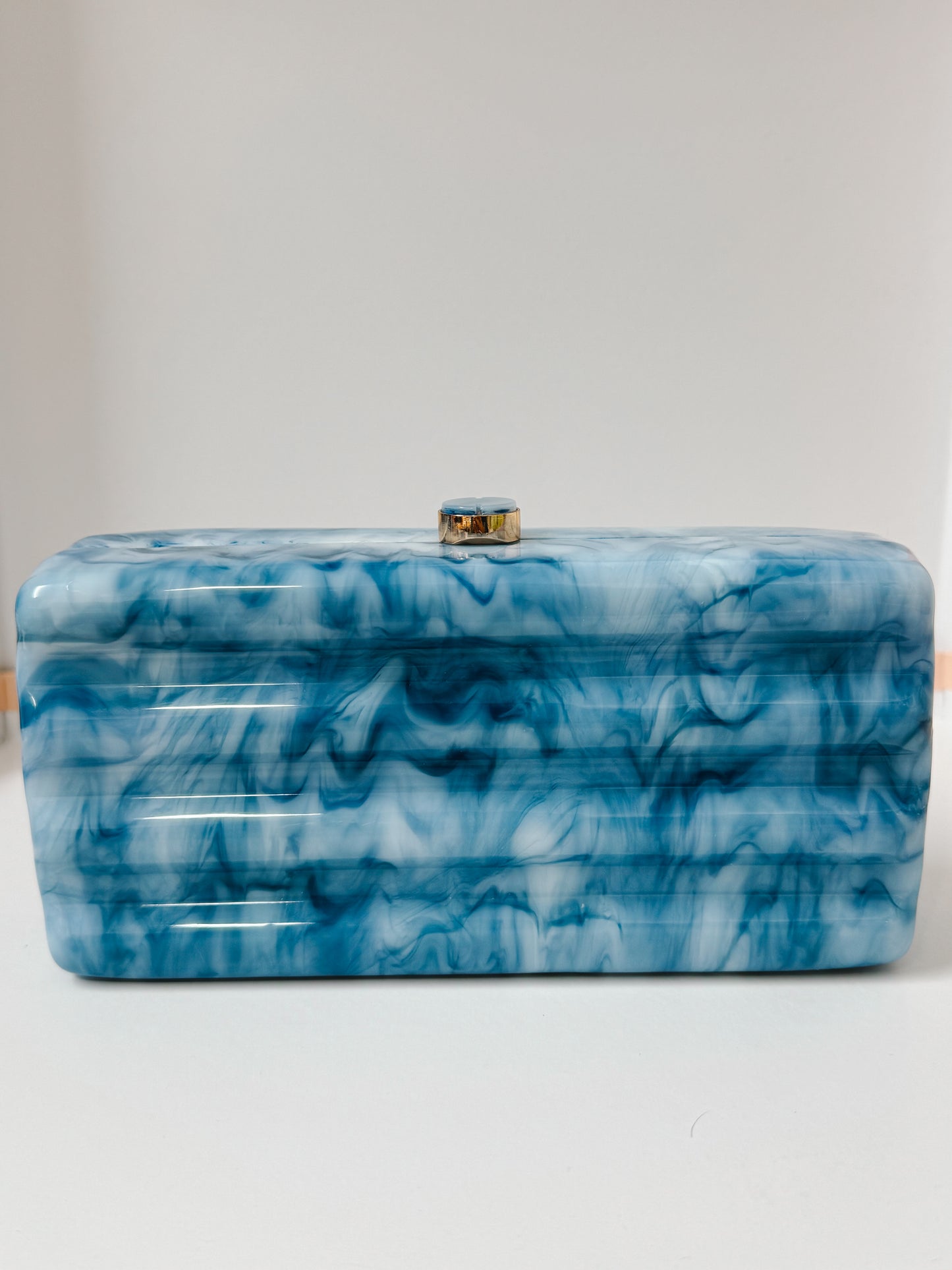 CLUTCH MARBLE BLUE