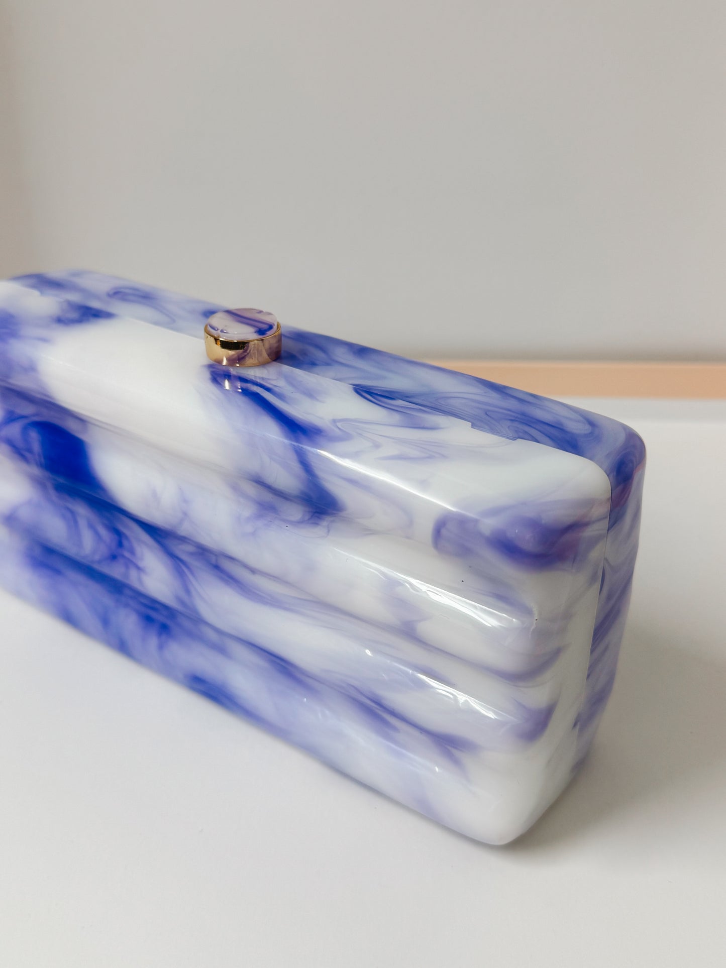 CLUTCH MARBLE INDIGO