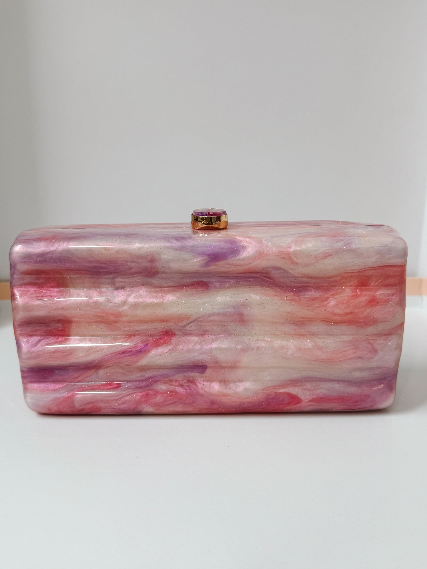 CLUTCH MARBLE PINK